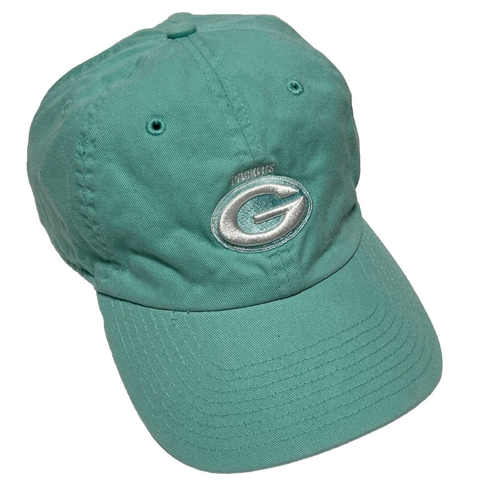 Green Bay Packers Womens Mint Green Hat Adjustable Strap Ball Cap Baseball